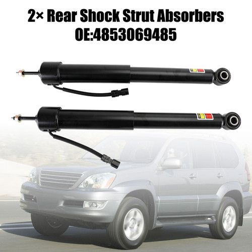 03-09 Toyota Lexus GX470 4.7L Rear Shock Strut Absorbers 4853069485