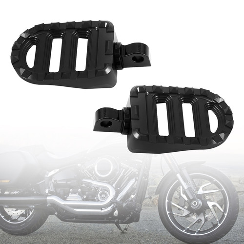 Front Footrests Foot Peg fit for Dyna Sportster 883 Electra Glide Road Glide BLK