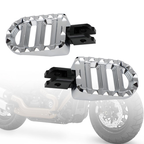 Front Footrests Foot Peg fit for Sportster S Lower Rider Fat Bob Softail Slim SIL