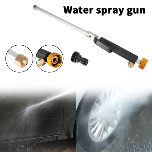 High Pressure Power Washer Water Spray Gun Nozzle Wand Attachment Garden Hose Black