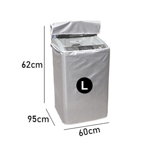 Dustproof Washing Machine Waterproof Protective Cover Front Load Wash Dryer L