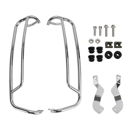 Engine Guard Crash Bar Frame Protector Bumper Silver For Vespa Gts Gtv 300 21-22