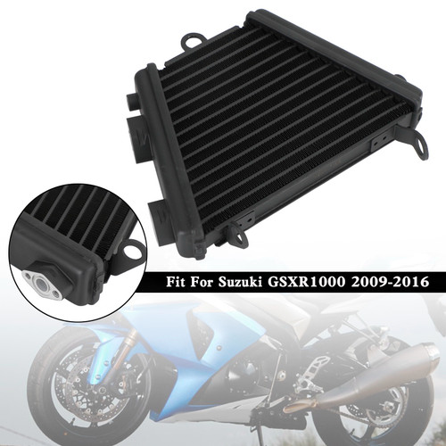 Aluminum Engine Motor Oil Cooler Fit For Suzuki GSX-R 1000 GSXR 2009-2016