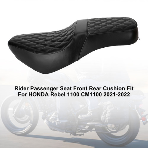 21-24 Honda Rebel Cm1100 Rider Passenger Seat Front Rear Cushion Black