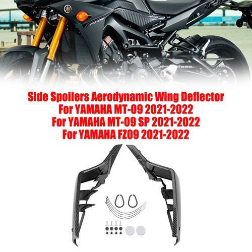 Side Spoilers Aerodynamic Wing Deflector For YAMAHA MT-09 SP FZ09 2021-2022 CBN