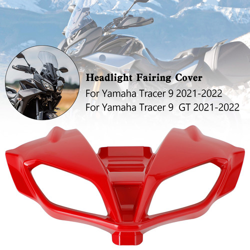 Headlight Fairing Stay Beak Nose Cone For Yamaha Tracer 9 GT 2021-2022 RED
