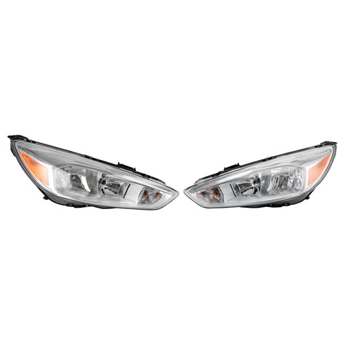 Ford Focus 2015-2018 Left+Right Projector Headlights Headlamps