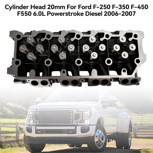 05-07 Ford F-250 F-350 F-450 F550 6.0L V8 Powerstroke Cylinder Head 20mm