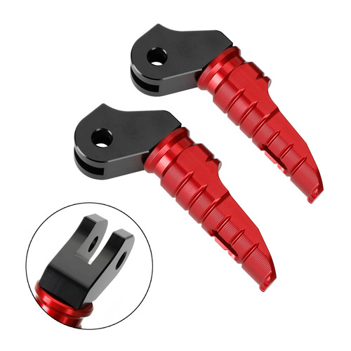 Front Footrests Foot Peg fit for Bonneville T100 T120 GAOKINMOTO GK1200 21-2022 RED