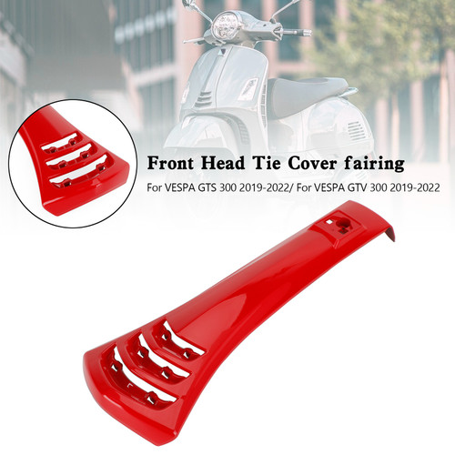 Steering Horn Head Cover fairing Tie For VESPA GTS300 GTV300 2019-2022 RED