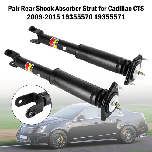 2009-2015 Cadillac CTS Pair Rear Shock Absorber Strut 19355570 19355571