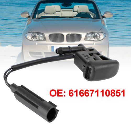 Windshield Wiper Nozzle Spray Heated for BMW 1 Z4 X5 Series E53 E81 61667110851