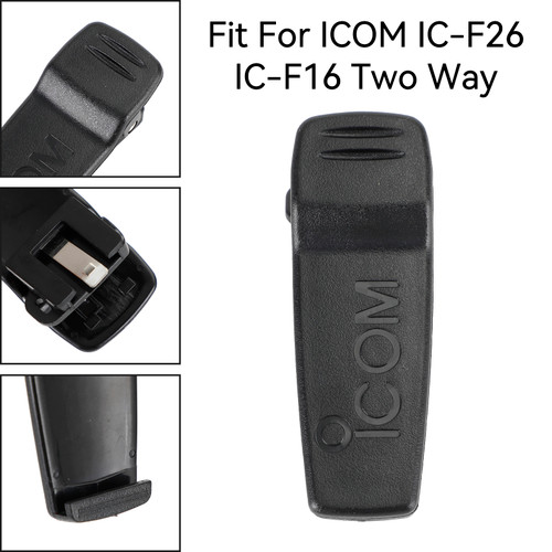 1X Back Pocket Clip MB-94 Belt Clip Fit For ICOM IC-F26 IC-F16 Walkie Talkie