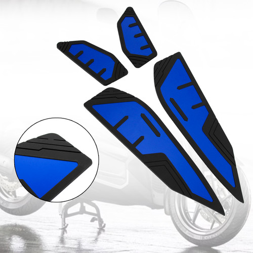 2019-2022 YAMAHA XMAX 250 300 400 Footboard Foot Rest Pad Peg Pedal Mat Plate Blue