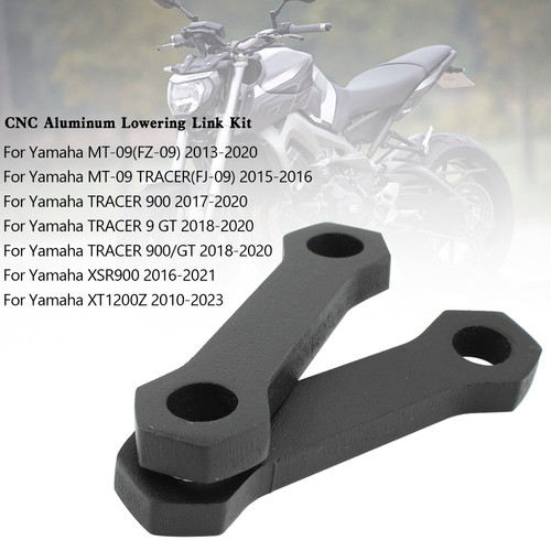 CNC Aluminum Lowering Link Kit For Yamaha MT-09 TRACER 900 XSR900 XT1200Z