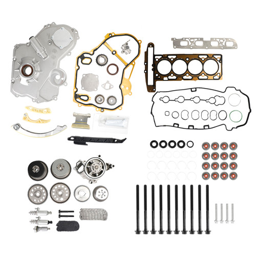 2006-2010 PONTIAC G6 2.4L Timing Chain Kit Oil Pump Selenoid Actuator Gear Cover Kit