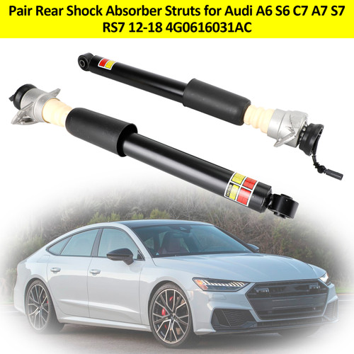 2012-2018 Audi A6/Avant S6 A7 S7 Pair Rear Shock Absorber Struts 4G0616031AC