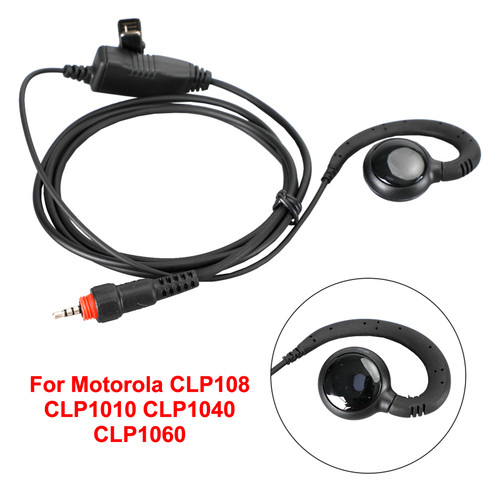 G-Shape Earpiece Headset Oval PTT MIC For CLP108 CLP1010 CLP1040 CLP1060