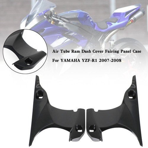 Front Air Tube Ram Dash Cover Fairing Panel Case Yamaha YZF R1 2007 2008