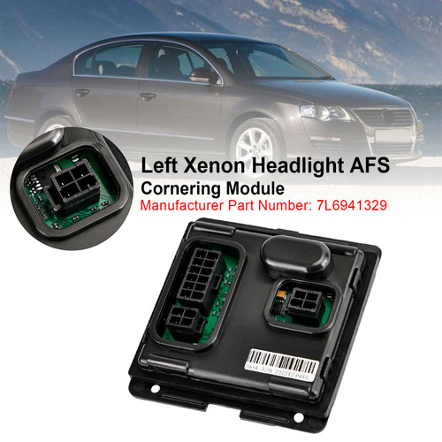 Left Xenon Headlight AFS Cornering Module 7L6941329 For VW Passat