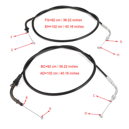 Throttle Cable 5PB-26311-10 For Yamaha V-Star 1100 XVS1100 1999-2011