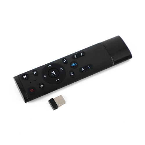 Q5 2.4GHz USB WiFi Air Mouse Gyro Voice Remote Control for PC PS4 Smart TV Box
