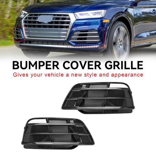 Front Bumper Grille Grill 80A807679MRU6 Fit Audi Q5 SQ5 2018-2022 Pre-Facelift