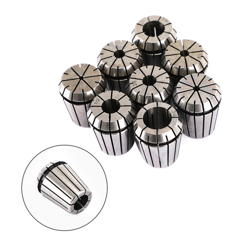 8Pcs ER32 Spring Collet Set For CNC Milling Lathe Tool Engraving Machine Steel