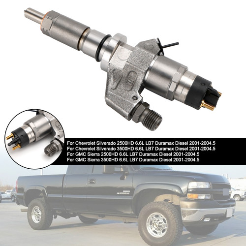 Chevy Silverado 2001-2004.5 1PCS Fuel Injector 0445120008 Fit Duramax