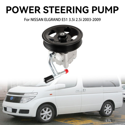 Power Steering Pump 8X113468 Fit Nissan Elgrand E51 3.5I 2.5I 2003-2009