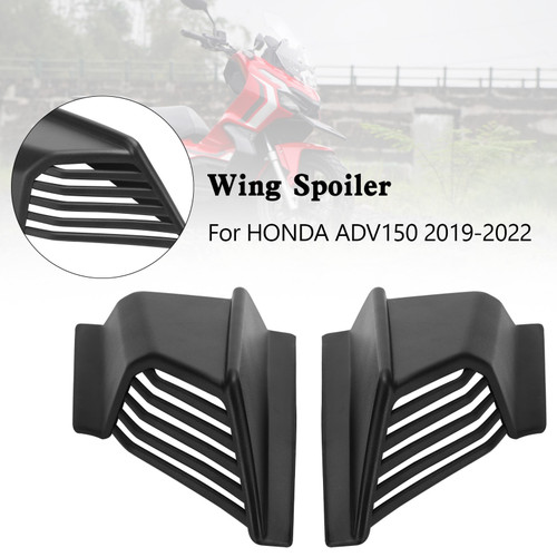 Body Winglet Side Deflector Air Wing Spoiler for HONDA ADV-150 2019-2022 BLK