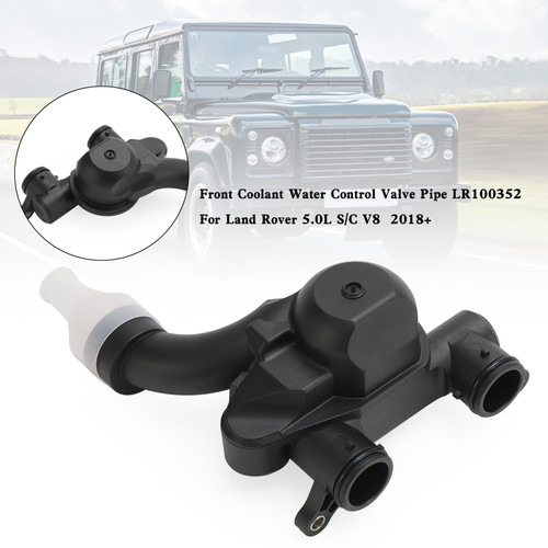Front Coolant Water Control Valve Pipe LR100352 For Land Rover 5.0L S/C V8  2018+