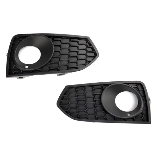 2PCS Front Bumper Fog Light Grille Grill Fit BMW 2 Series F22 F23 M Sport