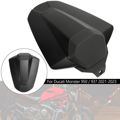 Tail Rear Seat Cover Fairing Cowl For Ducati Monster 950 937 2021-2023 BLK