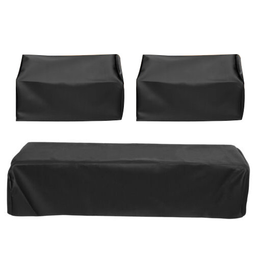 Set Club Car Front Seat Covers Pu Leather Black For Pre-2000 Ds Golf Cart 82-00