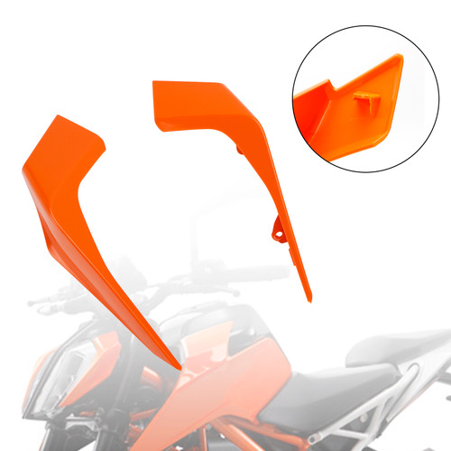 Front Headlight Trim Fairing Guard Side Cover Orange For 390 2017-2023 2022 2021