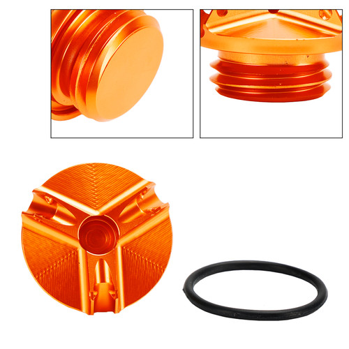 Billet Oil Filler Cap Orange For Yamaha MT-03 MT03 MT-07 MT07 MT-10 / SP MT-25