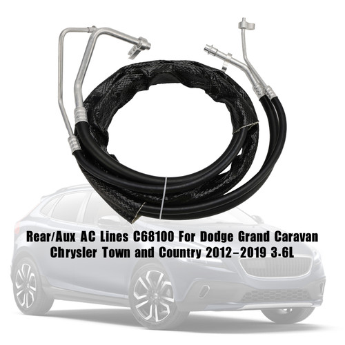 C68100 2012-2016 Chrysler Town Country Minivans Rear/Aux AC Lines