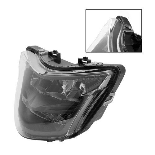 Front Headlight Grille Headlamp Protector Clear For Yamaha Lc150 Y15Zr Scooter