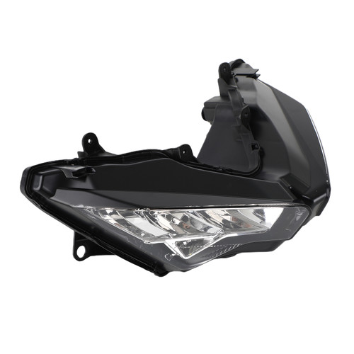 Front Headlight Grille Lamp Grille Protector Clear For Kawasaki Ninja 400 18-23