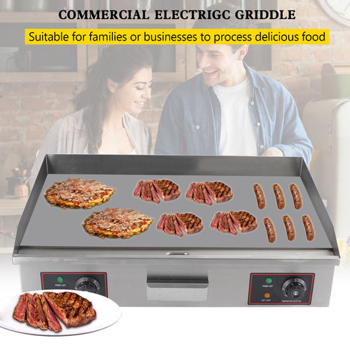 30" Commercial Electric Griddle Countertop Griddle Grill Countertop Grill 4400W