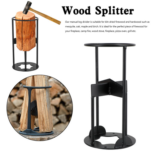 Wall Mount Steel Firewood Splitter Kindling Wood Cracker Cutting Tool for  Home - Mad Hornets