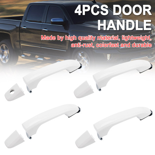 4PCS Exterior Door Handle For Silverado Sierra 2014-2018 4PCS Exterior Door Handle For Silverado Sierra 2014-2018