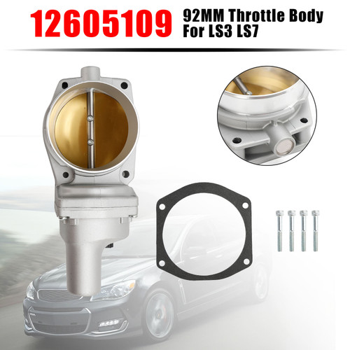 92mm Throttle Body 12605109 For LS3 LS7 L76 L99 Corvette Camaro 2010-2013