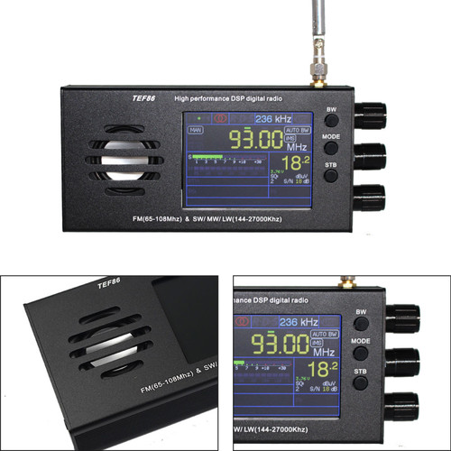 3.2 inch LCD Display TEF6686 High Performance DSP Digital Radio FM/SW/MW/LW