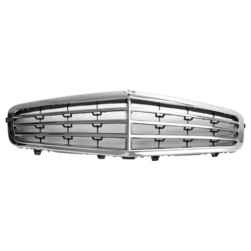 Chrome Front Grille Grill Fit Mercedes-Benz E Class W212 E350 E550