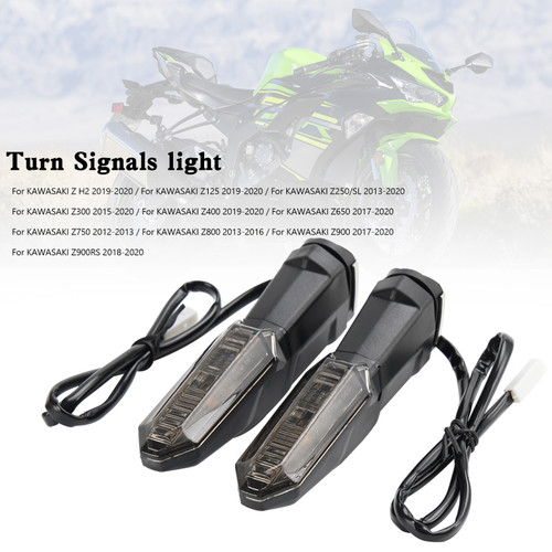 Turn Signals light For Kawasaki Z125 Z250 Z400 Z650 Z750 Z800 Z900 black