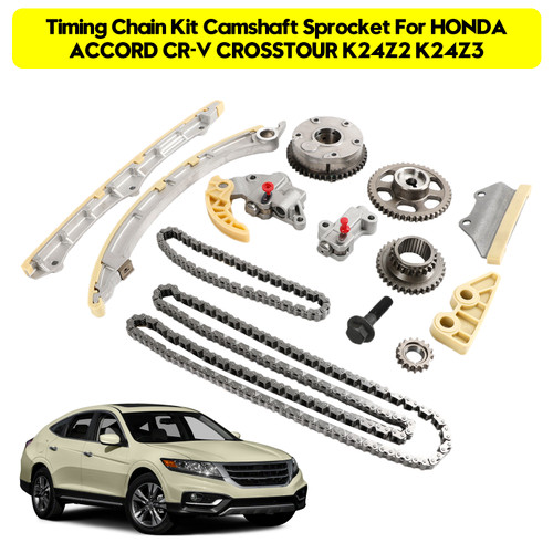 Timing Chain Kit Camshaft Sprocket For HONDA ACCORD CR-V CROSSTOUR K24Z2 K24Z3