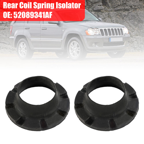 2 x Rear Coil Spring Isolator 52089341AF for Jeep Grand Cherokee WK 2005-2010
