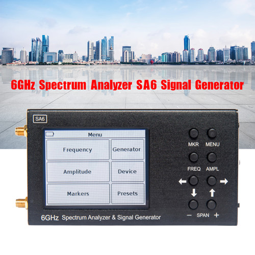 SA6 6GHz Spectrum Analyzer Signal Generator RF WiFi 2G 4G LTE CDMA GSM GPRS